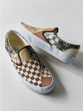Vans Classic Slip-On Checkerboard Patchwork Divine Energy sneakers | 7